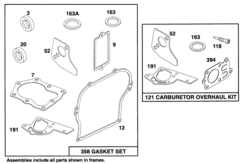 Engine Briggs and Strattonmodel 135202 0263 01