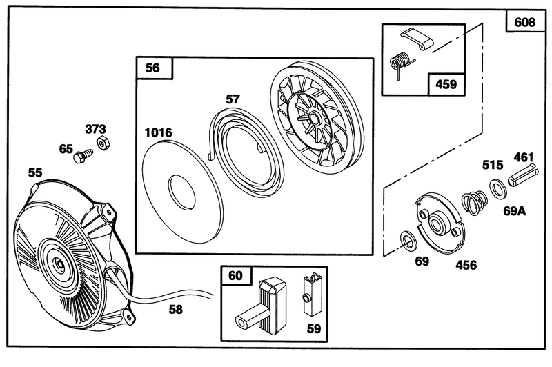 Engine Briggs and Stratton Model 135202 0263 01