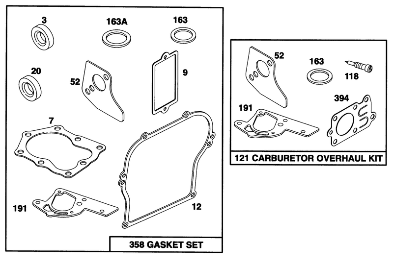 Engine Briggs and Stratton Model 135202 0263 01