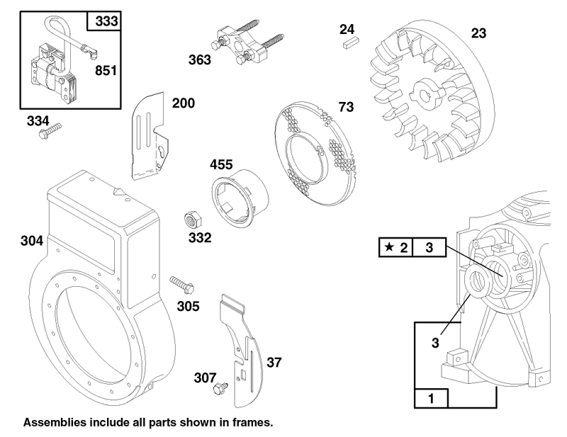 Engine Briggs and Stratton Model 135202 0263 01