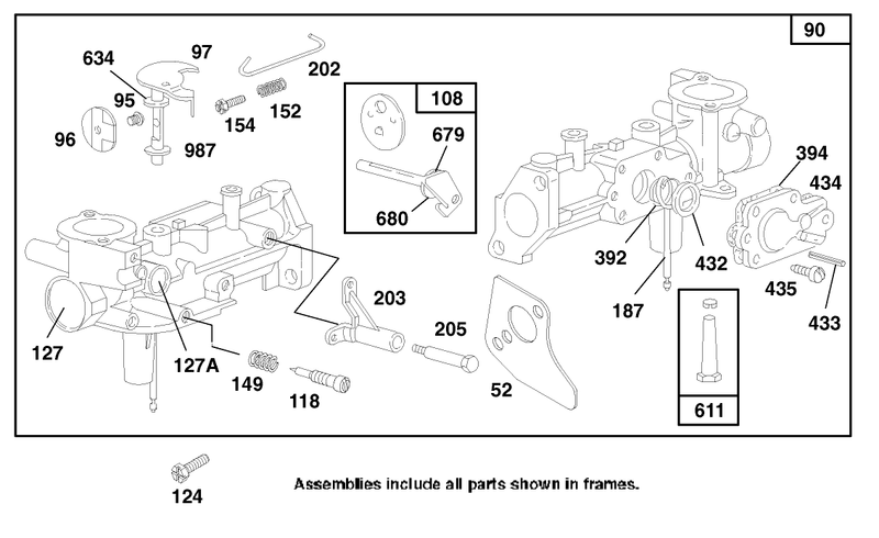 Engine Briggs and Stratton Model 135202 0263 01