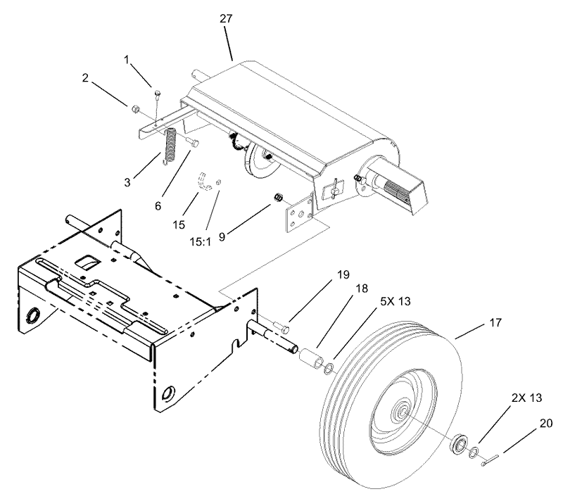 Traction and Wheel Assembly