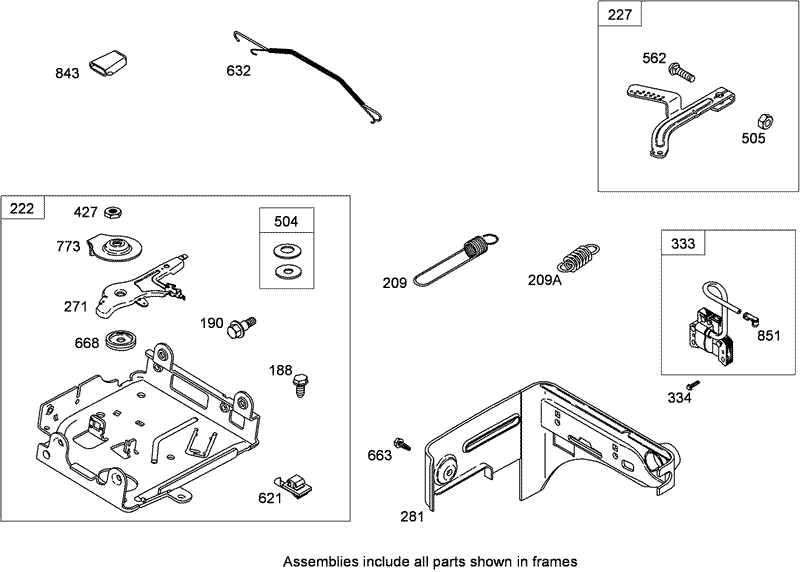 Governor Assembly Briggs and Stratton 126302 0321 B8