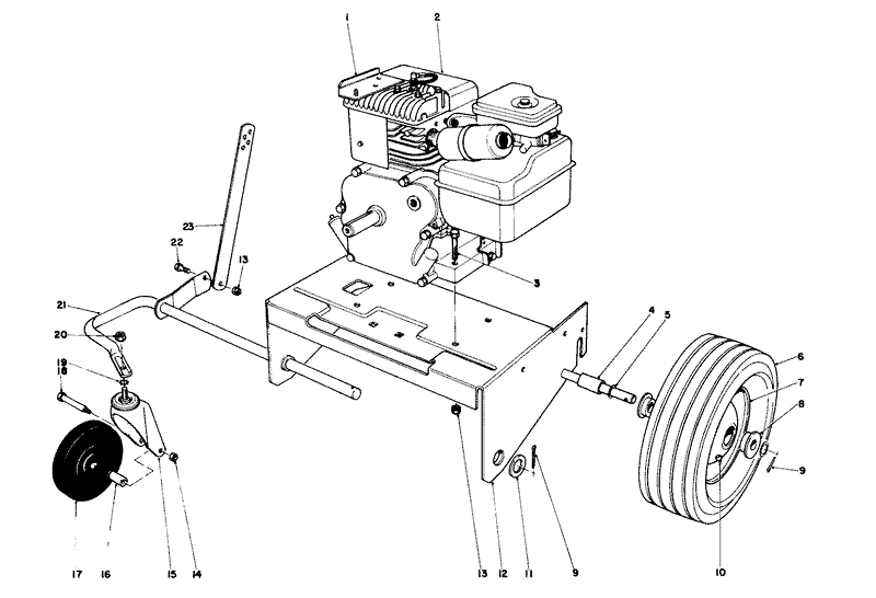 Engine And Base Assembly