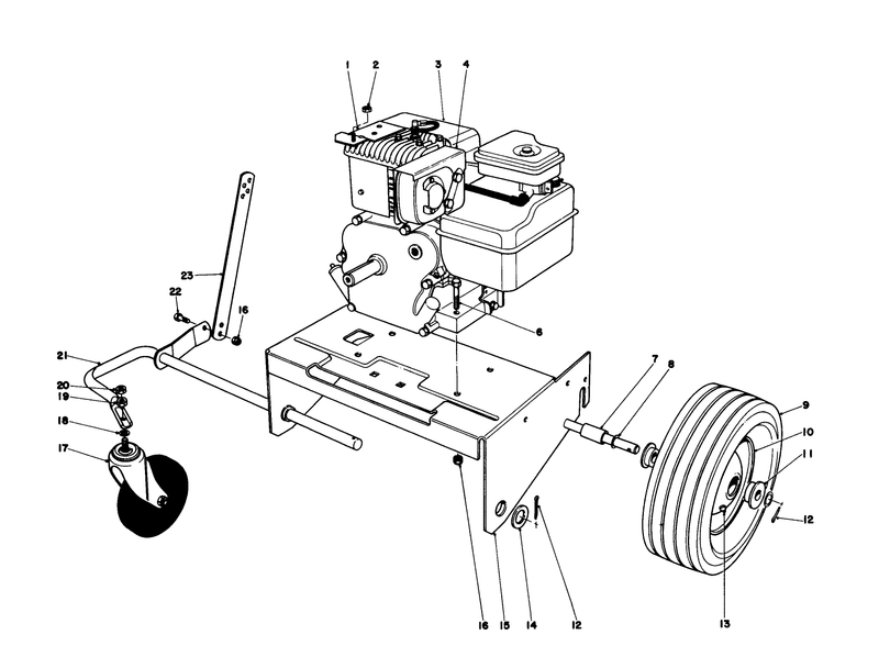Engine And Base Assembly