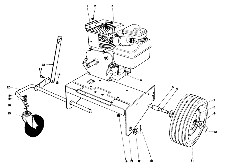 Engine And Base Assembly