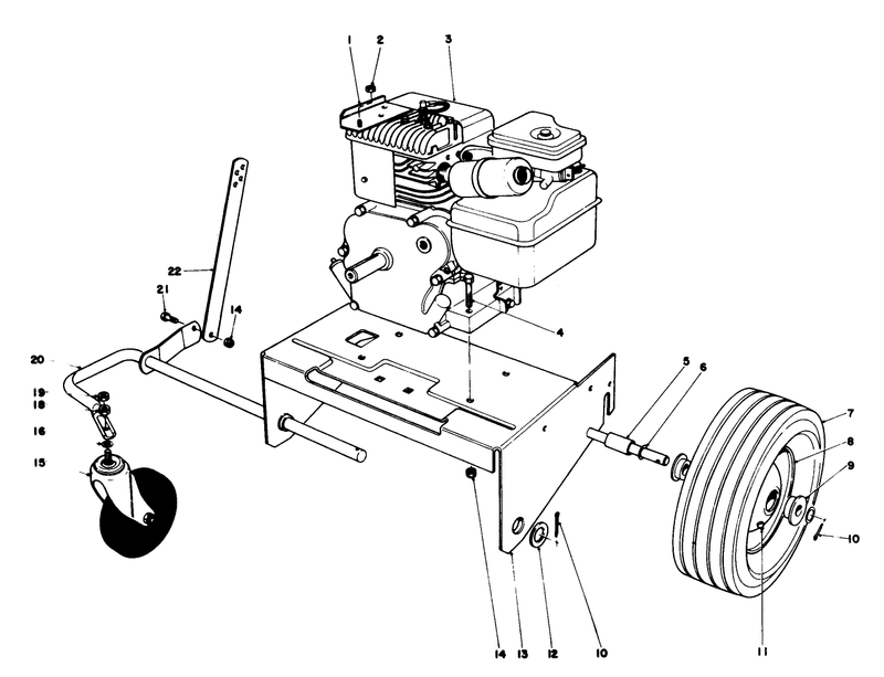 Engine And Base Assembly