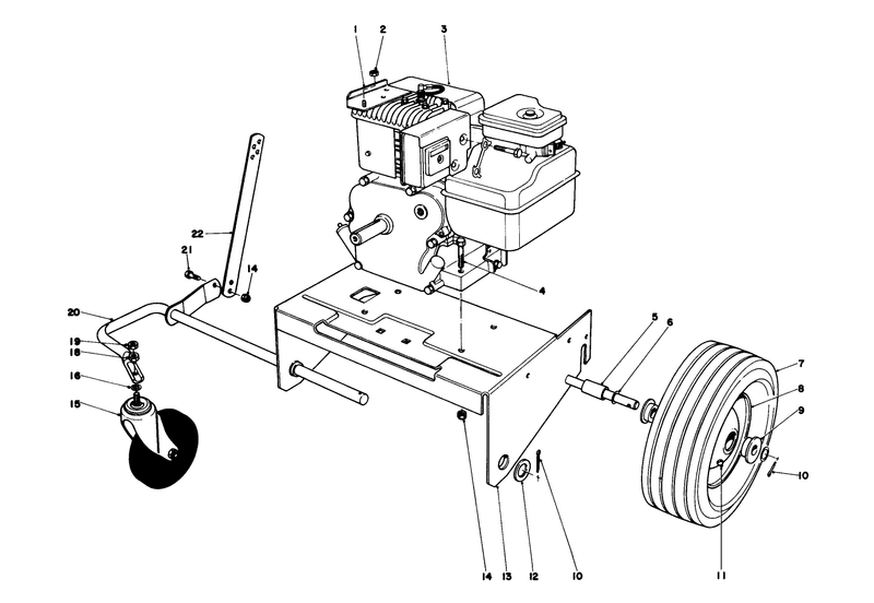 Engine And Base Assembly