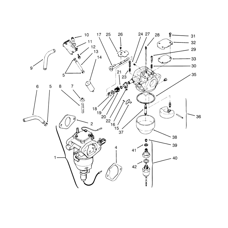Fuel System Kohler Engine Cv16s-Ps61514
