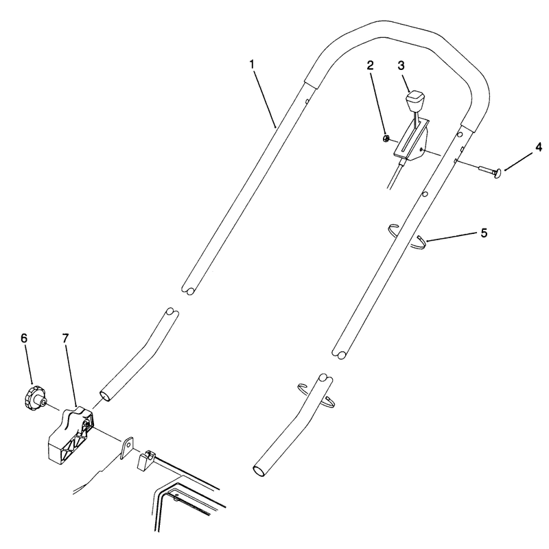 Hp Handle Assembly Model No 20901b Only