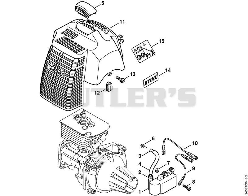Ignition system, Shroud