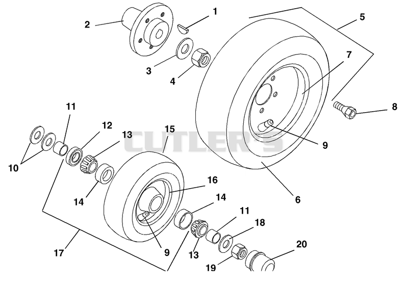 Front And Rear Wheels