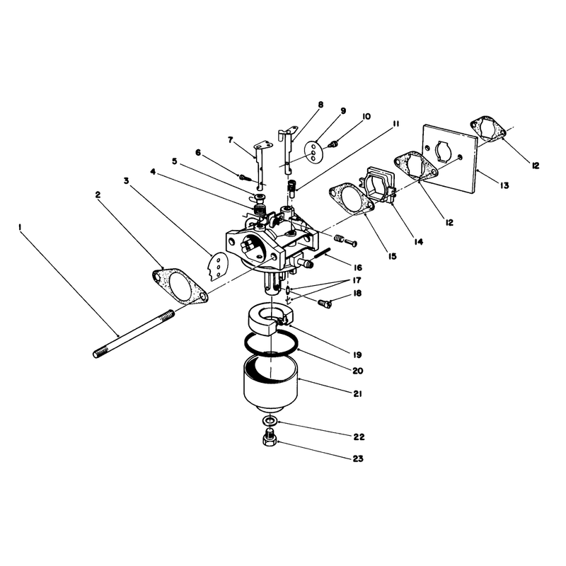 Carburetor Assembly Engine No 47pg6
