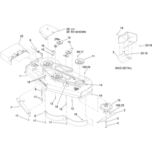 52 Inch Deck Assembly