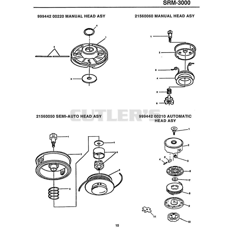 Manual Head Asy 21560060 Manual Head Asy