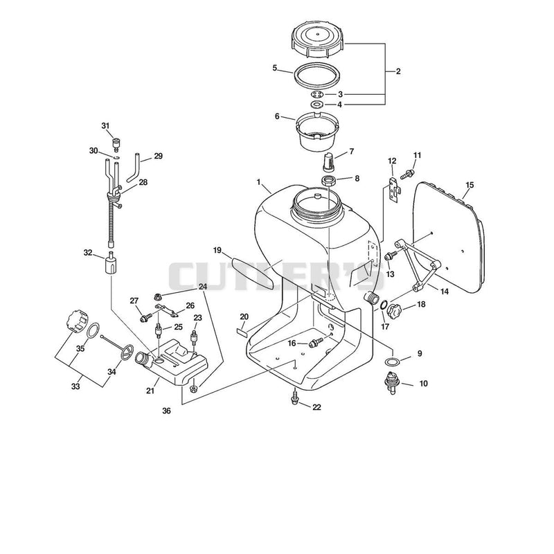 FUEL TANK, SPRAY TANK