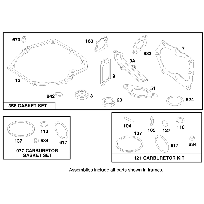 Engine Briggs and Stratton Model 12f802-0650-01