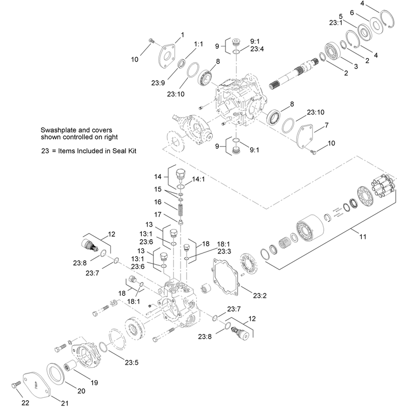 Hydraulic Variable Pump  Assembly No. AU239918A1