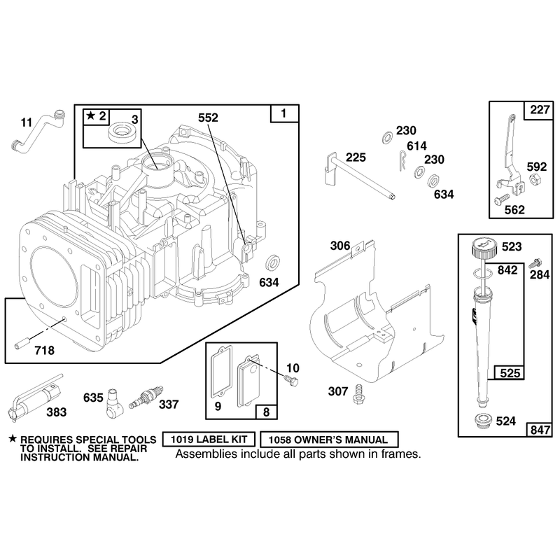 Engine Briggs and Stratton Model 28n777-0174-01