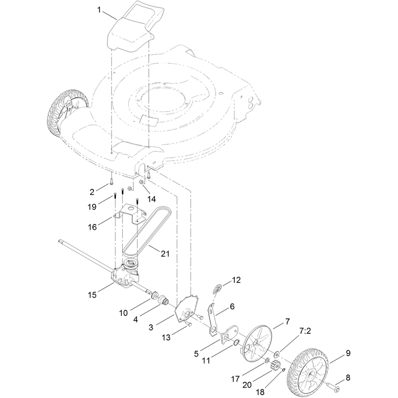 Transmission and Front Wheel Drive Assembly