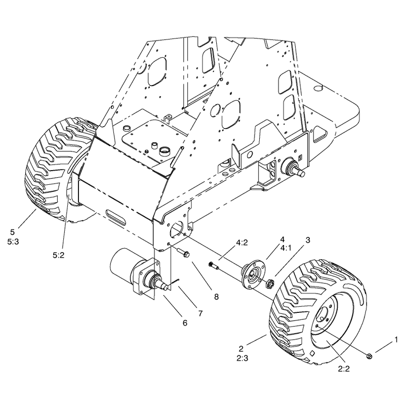 Wheel and Motor Assembly