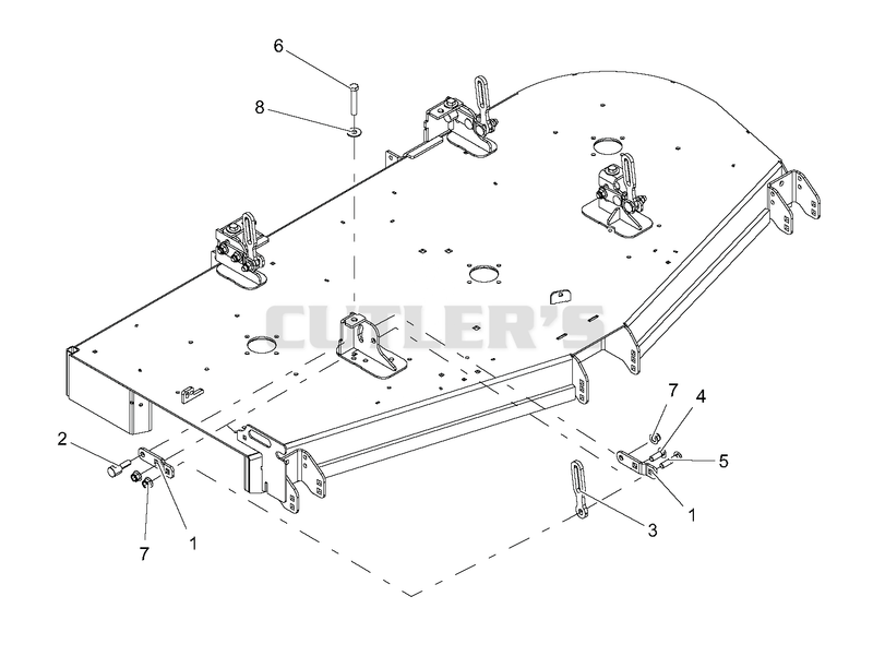 72" Mounting Arms