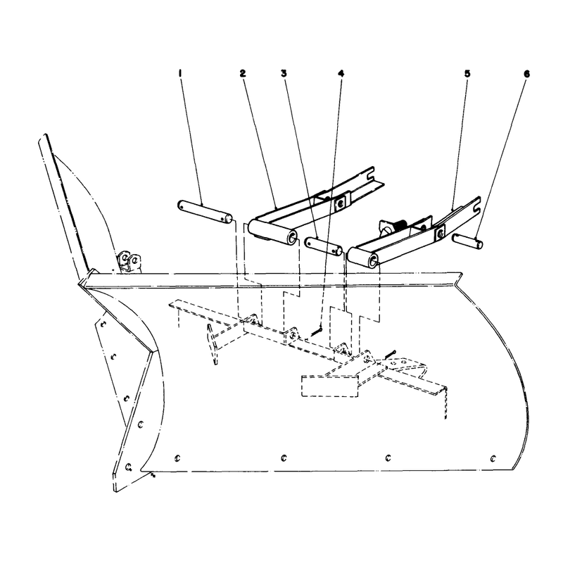 V Plow Installation No 30755 Optional
