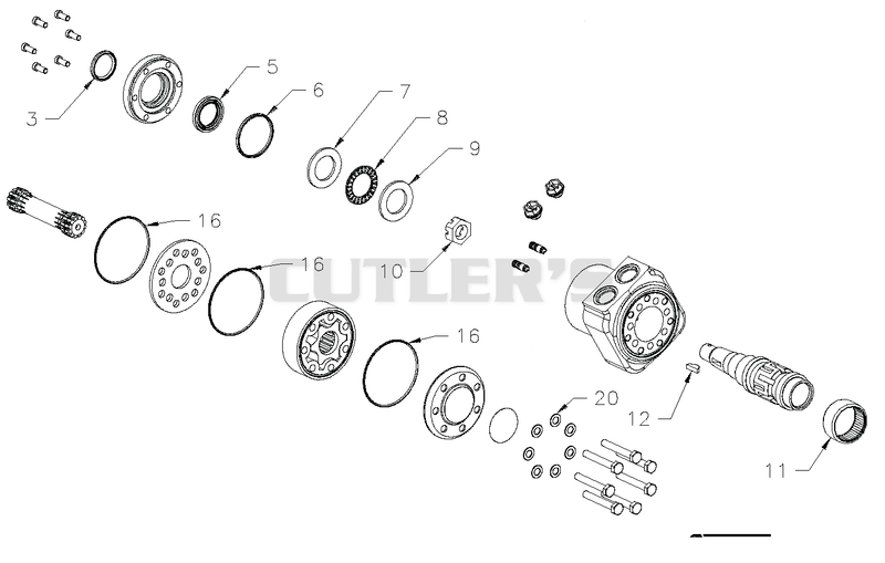 Hydro-Gear Wheel Motor