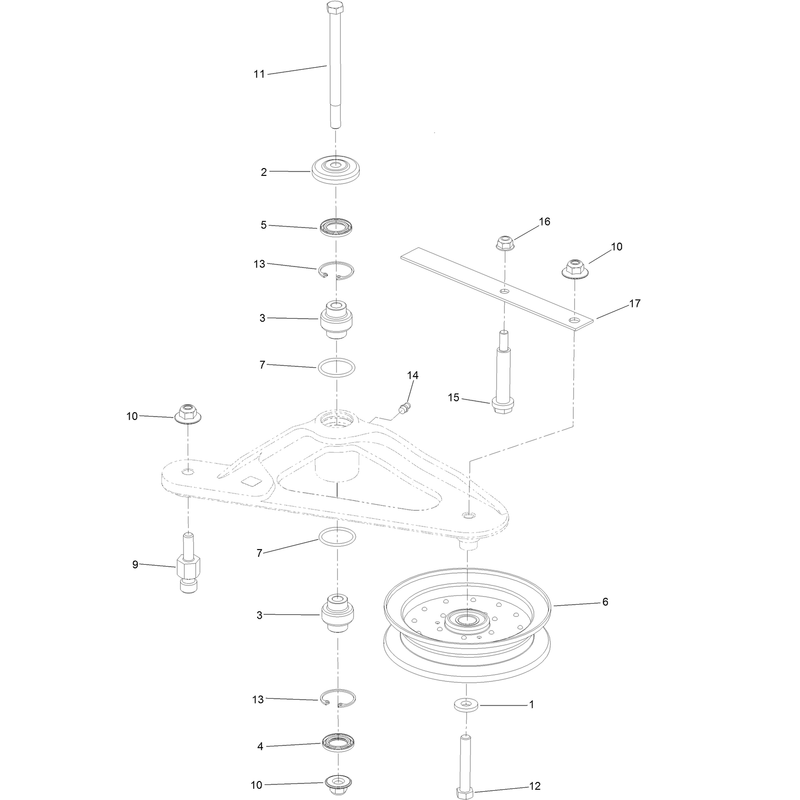 Deck Idler Assembly No. 126-1720