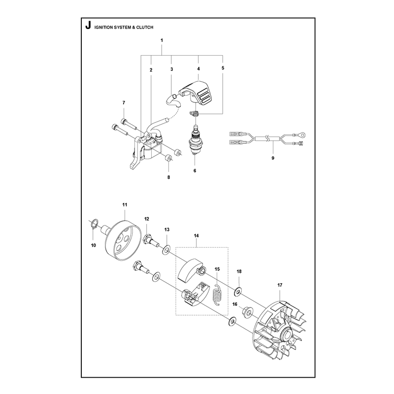 IGNITION SYSTEM AND CLUTCH