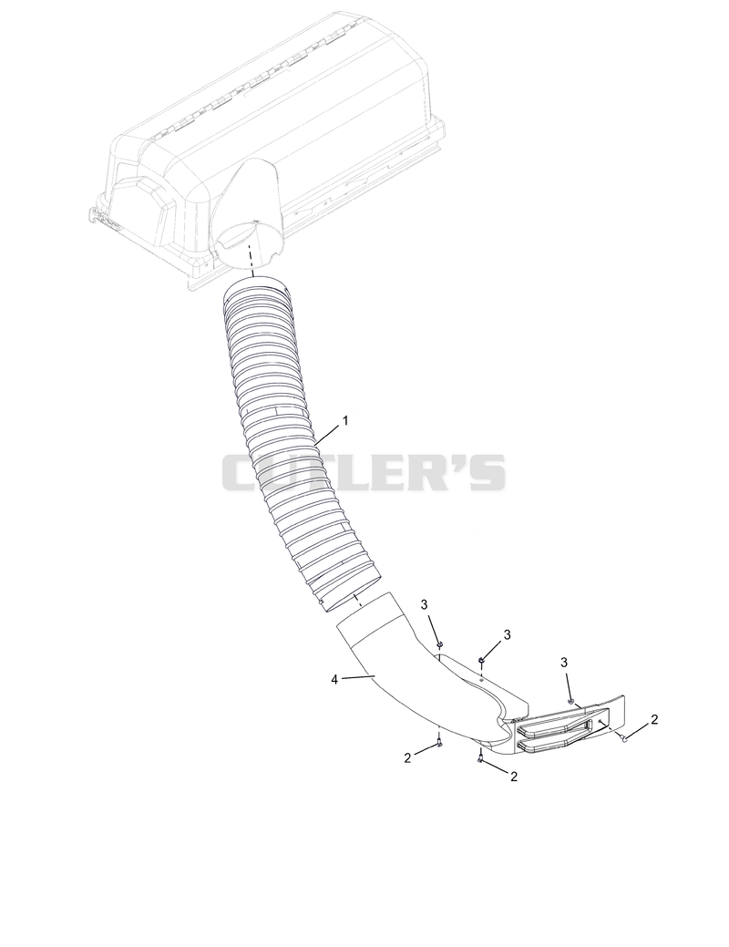 Bagger Neck and Hose â 42"