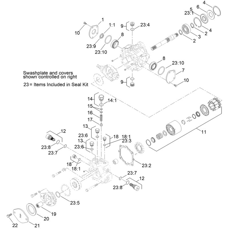 Hydraulic Variable Pump  Assembly No. AU239918A1