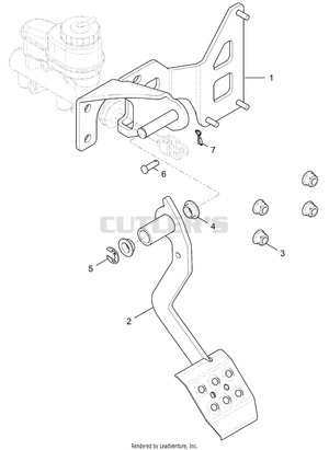 Gravely 996200 Atlas JSV 3000 Gas, Base Parts Diagram