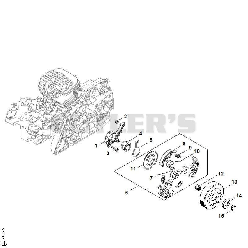 Oil pump, Clutch
