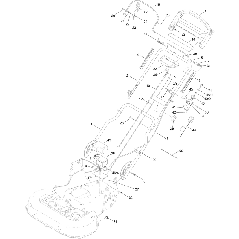Handle and Electrical Assembly