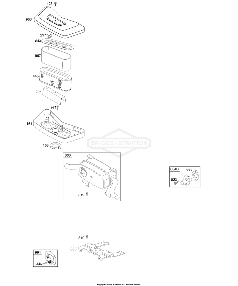 Air Cleaner, Muffler