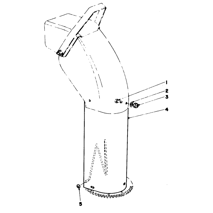 Chute Extension Kit 26-1100 (optional)