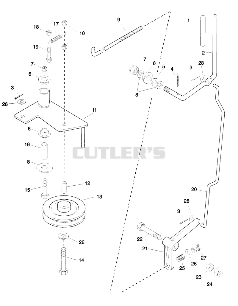PTO CLUTCH LINKAGE