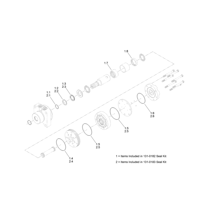 Hydraulic Motor Assembly No AU8HM24055