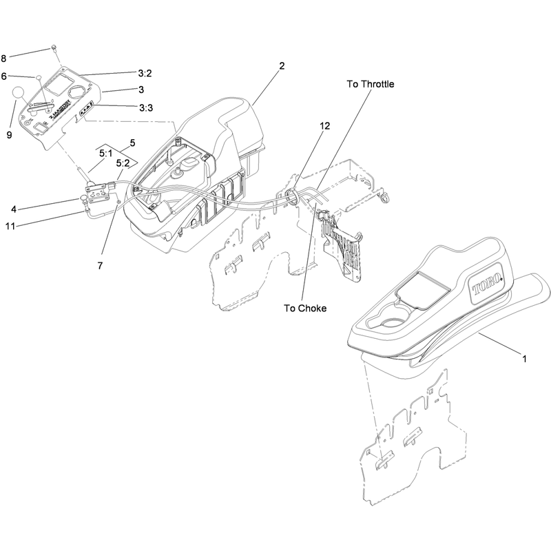 Fender, Console and Control Assembly