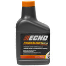 Echo 6450005 Power Blend Gold 2-Stroke Oil 12.8 oz bottle 50:1 Mix for 5 Gallons - 12 PACK