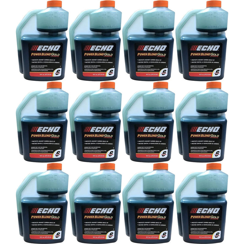 Echo 6450006G 16oz. Squeeze Bottle 50-1 2-Cycle Oil 16 oz - Makes 6 Gallons - 12 PACK