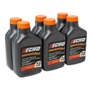 Echo 6450025 2-Stroke Engine Oil 6.4 oz Bottle 50:1 Mix for 2.5 Gallons - 6 PACK
