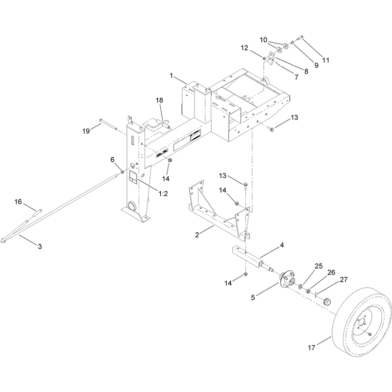 Frame and Axle Assembly
