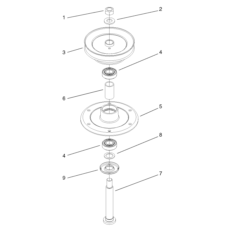 Spindle Housing Assembly No 104-6315
