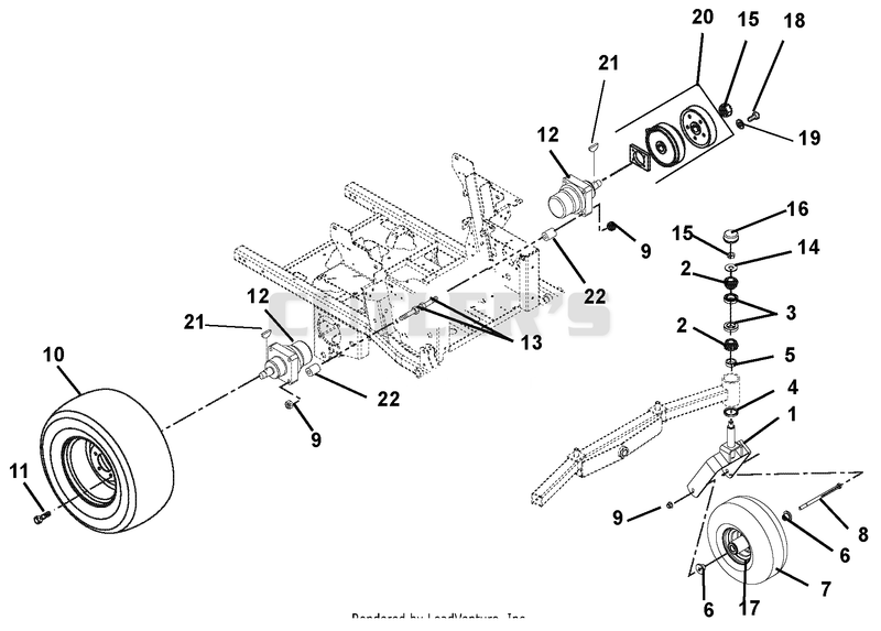 Wheel Motors, Tires, Brakes & Front Forks