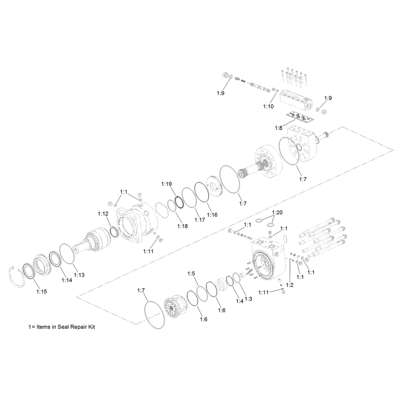 Hydraulic Motor Assembly No 131-8946