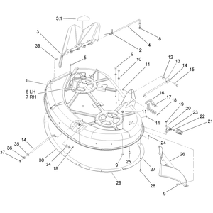 42 Inch Deck Assembly