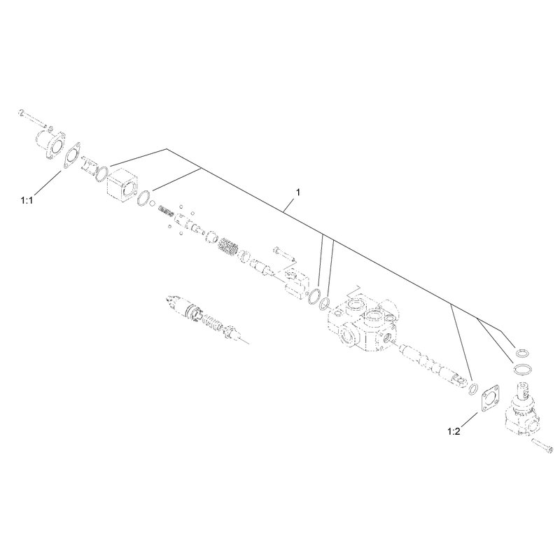 One Spool Valve Assembly No 104-2831