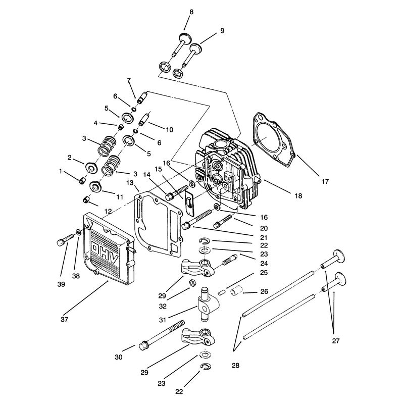 Cylinder Head and Valves Assembly
